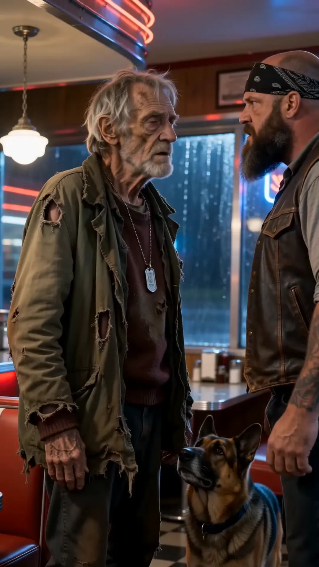 THE HOMELESS VETERAN AND HIS LAST FRIEND