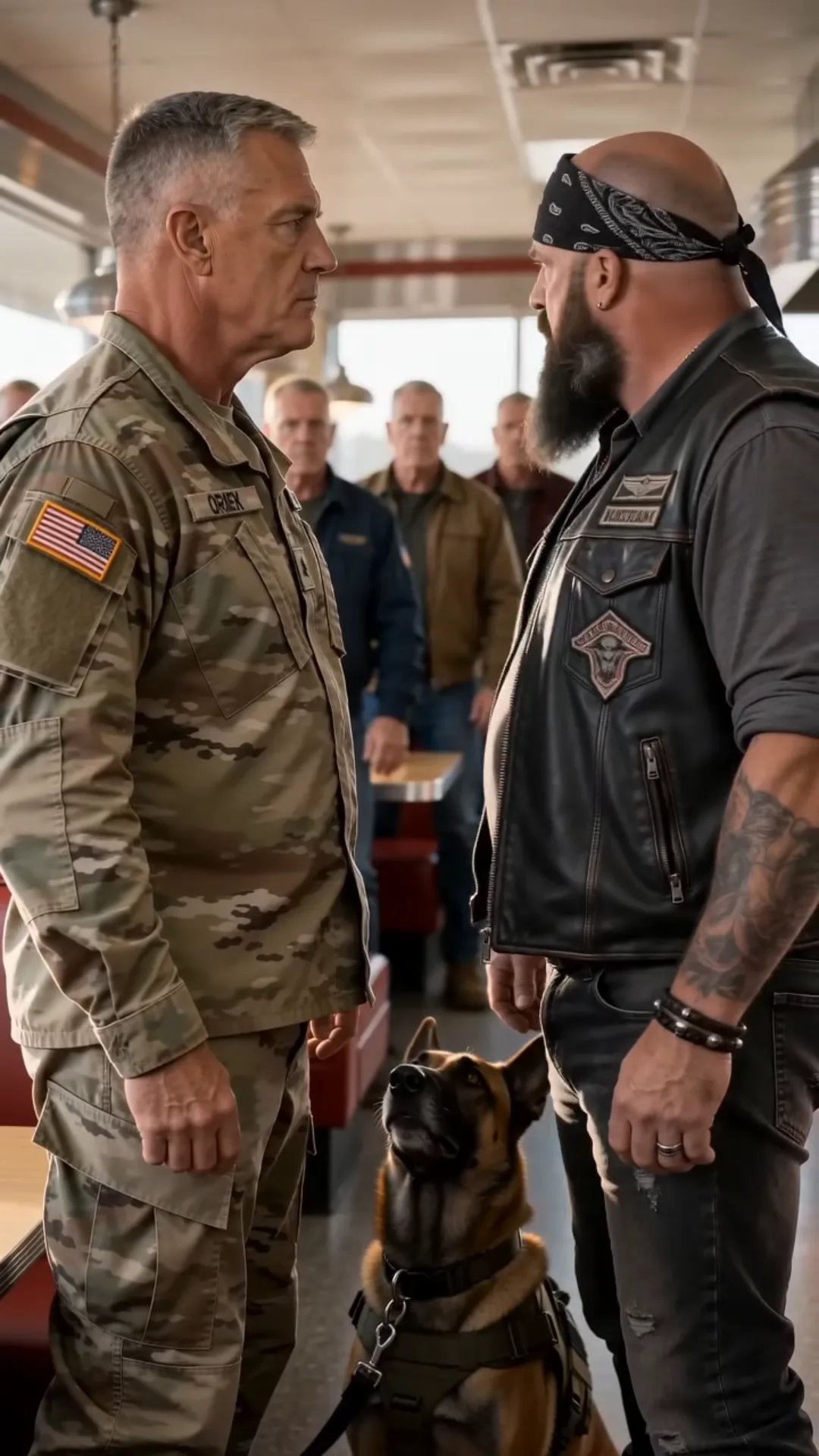 THE BIKER WHO THREATENED THE WRONG VETERAN