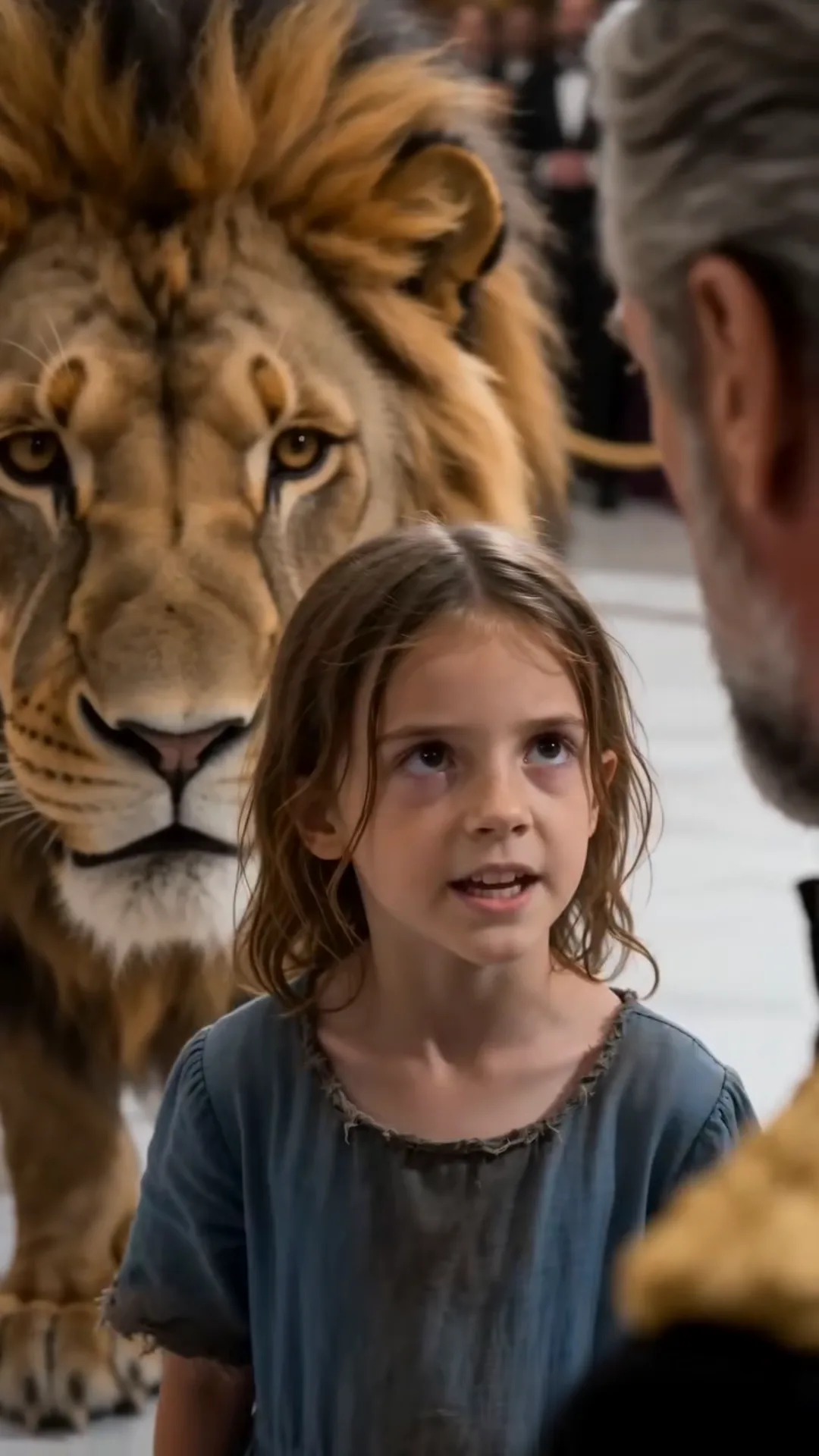 THE LION WHO RECOGNIZED THE FORGOTTEN PRINCESS