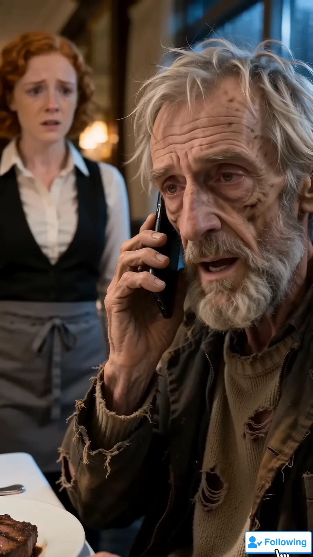 The Waitress Was Fired for Feeding a Poor Old Man