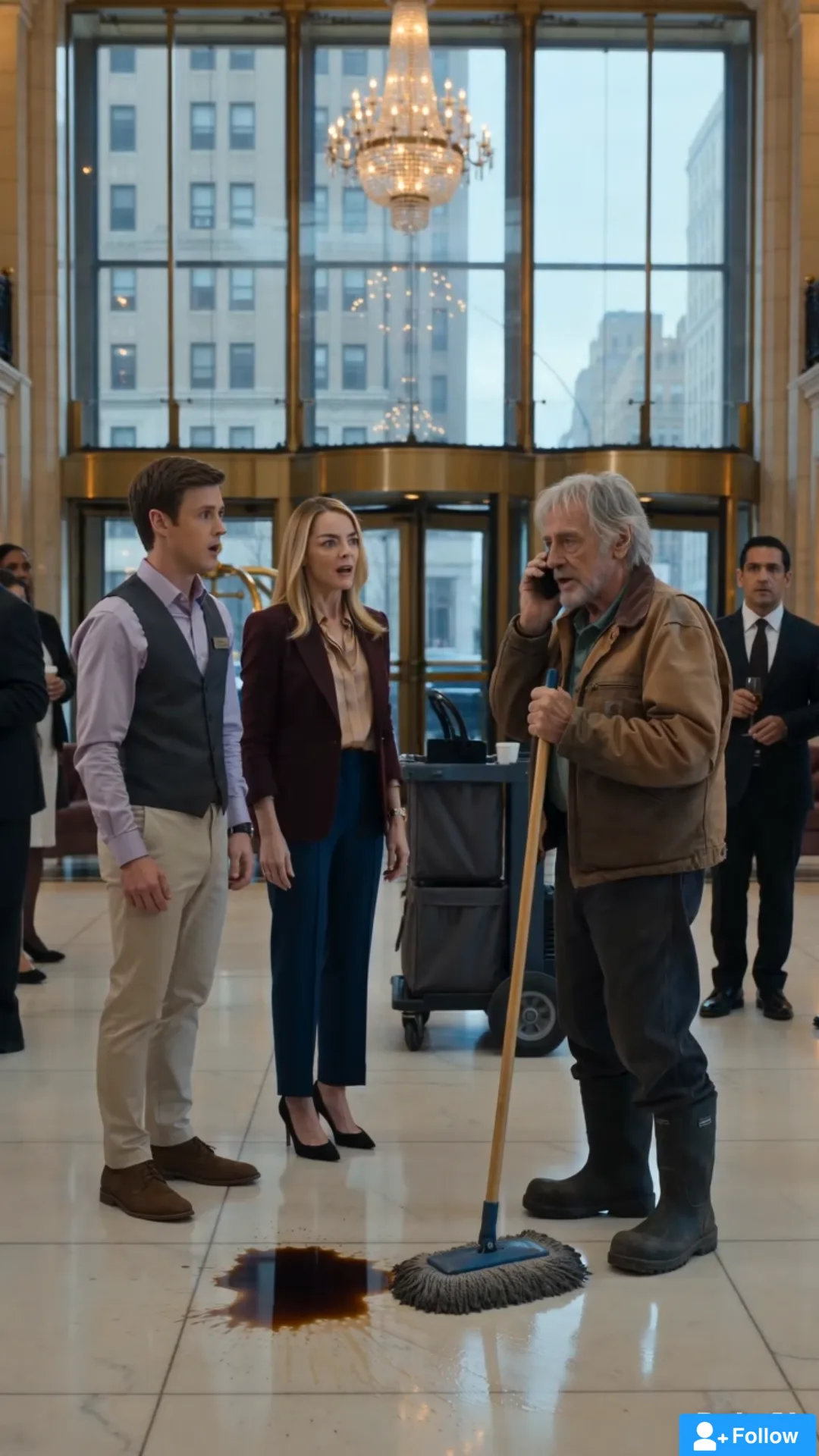 THE JANITOR WHO CALLED THE BOARD...2