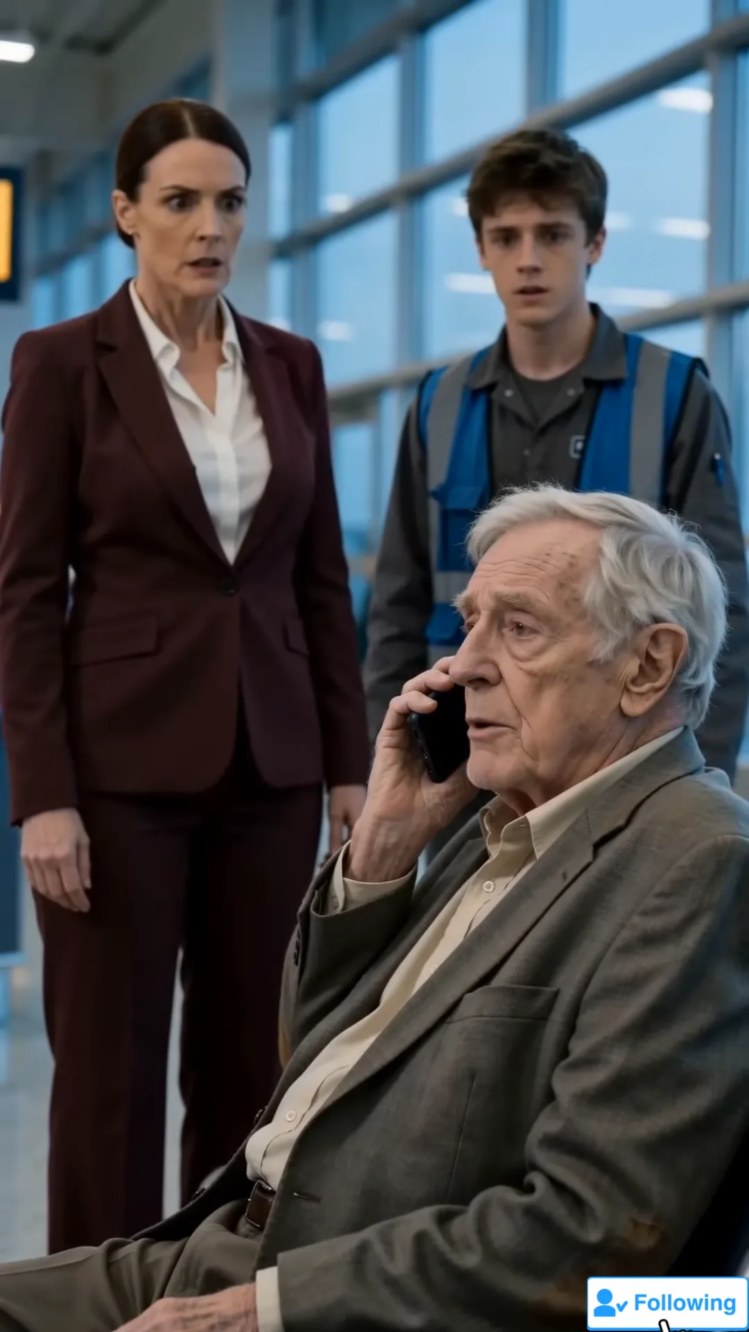 THE OLD MAN WHO STOPPED THE PLANE
