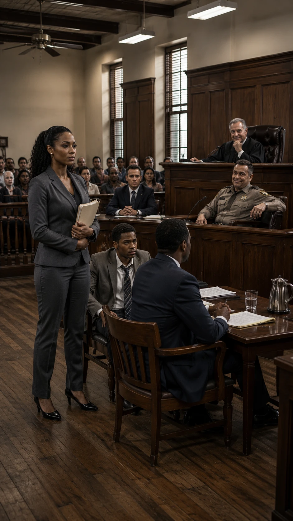 THE JUDGE LAUGHED AT THE QUIET WOMAN IN COURT. Minutes Later, Her Badge Made The Entire Room Forget How To Breathe.