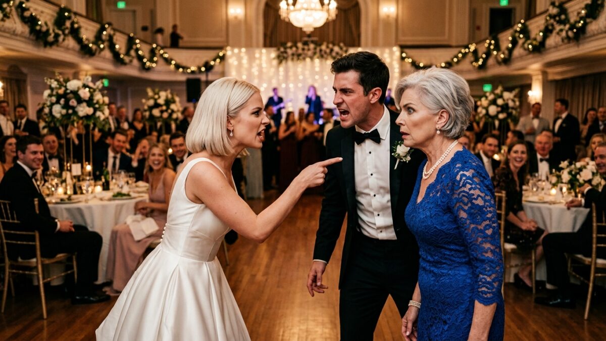 His bride whispered one sentence in his ear, and my son turned to me like I was a stranger. Ten minutes later, in front of 200 guests, he told me to get out of his wedding. The next morning, he called asking for the ranch keys my late husband left hanging around my neck.
