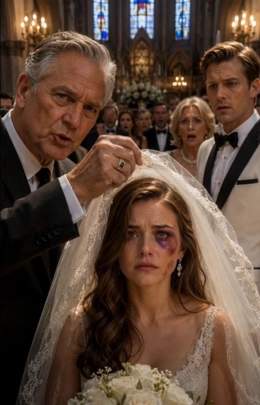 The Bruised Bride Walked Into the Church. By the Time She Reached the Altar, His Whole Family Was Finished.