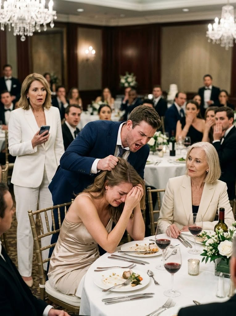 My son-in-law pulled my daughter’s hair in front of the whole restaurant and forced her to look down. His mother smiled and said, “This is how you correct a wife. “My daughter cried like a scared child… but when I stood up, he understood that night would no longer be silent. - News