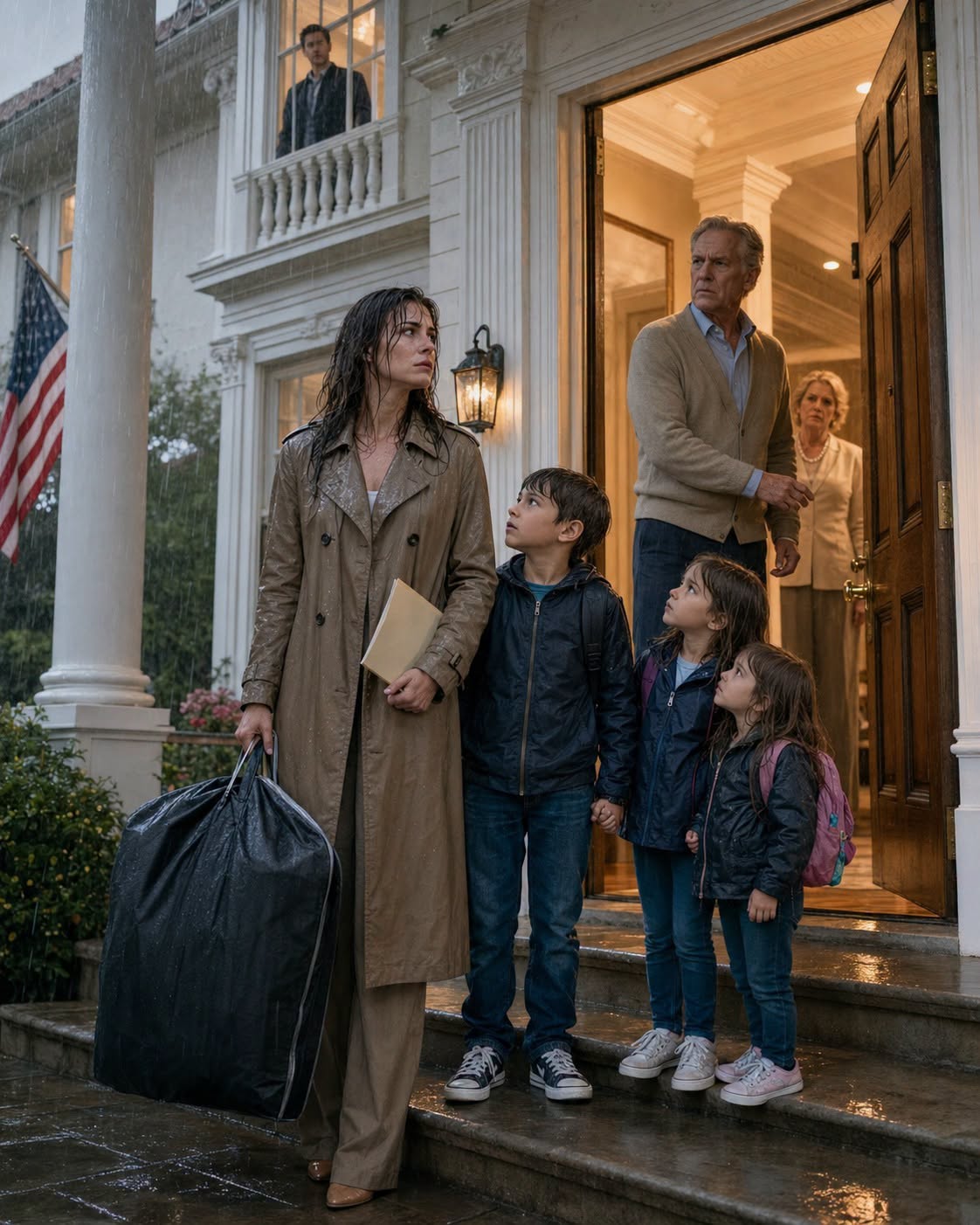 My husband chose his assistant over our family, so i packed a few clothes for my children and drove to my parents’ house, believing at least one door would still open for me. My father looked at the three little faces standing behind me, then quietly closed the door. My brother said there was no room. My sister called me dramatic. I picked up that black bag of clothes, walked back to my car, and made one call they never expected. - News