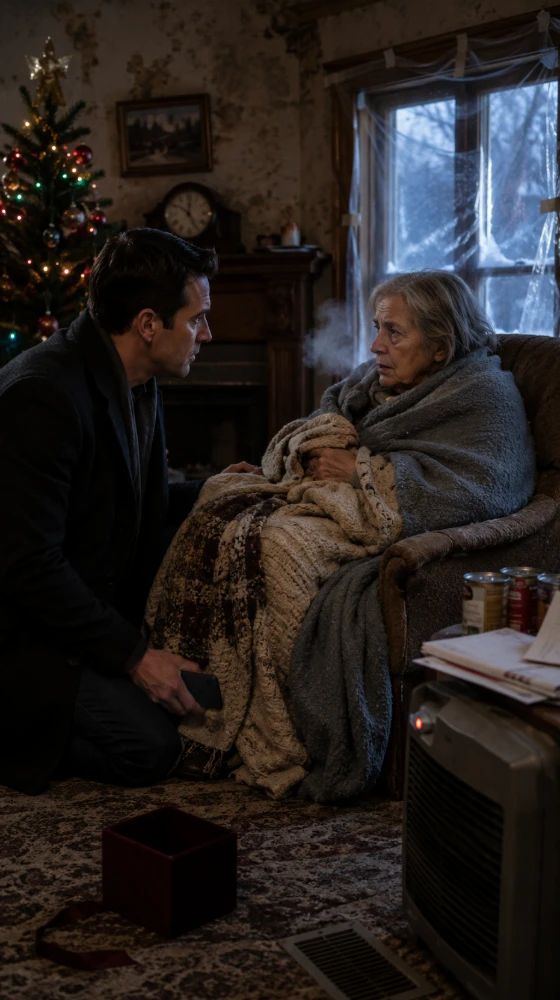 On Christmas morning, my millionaire son found me freezing under two blankets. Then he asked where the $5,000 a month had gone.