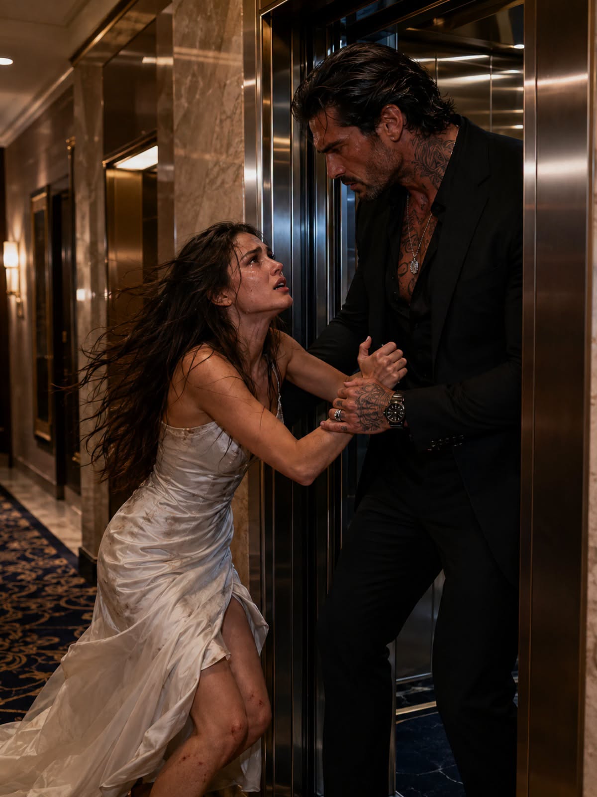 The Bloodstained Elevator Sanctuary: How a Desperate Ex-Fiancée Escaped an Abusive Monster and Claimed the Underworld King’s Cold, Relentless Heart
