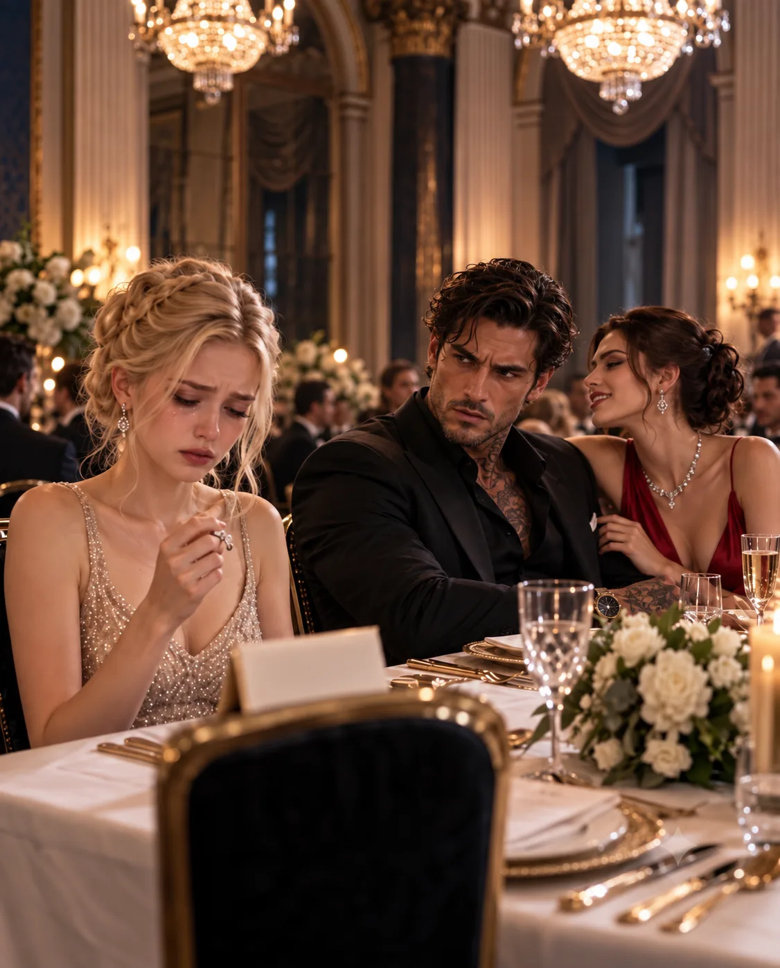 The Mafia Boss Let His Ex Take His Fiancée’s Chair at Their Engagement Dinner—She Said Nothing, Left His 5-Carat Ring on the Dessert Tray, and By Midnight He Realized He Had Humiliated the Only Woman Who Could Save His Family