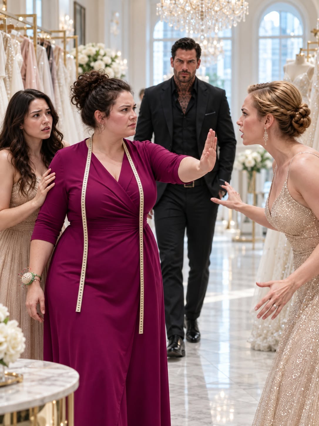 The Ultimate High-Society Humiliation: How a Plus-Size Tailor Put a Snobby Socialite in Her Place, Claimed the Most Feared Mafia Don in the City, and Won Her Happily Ever After