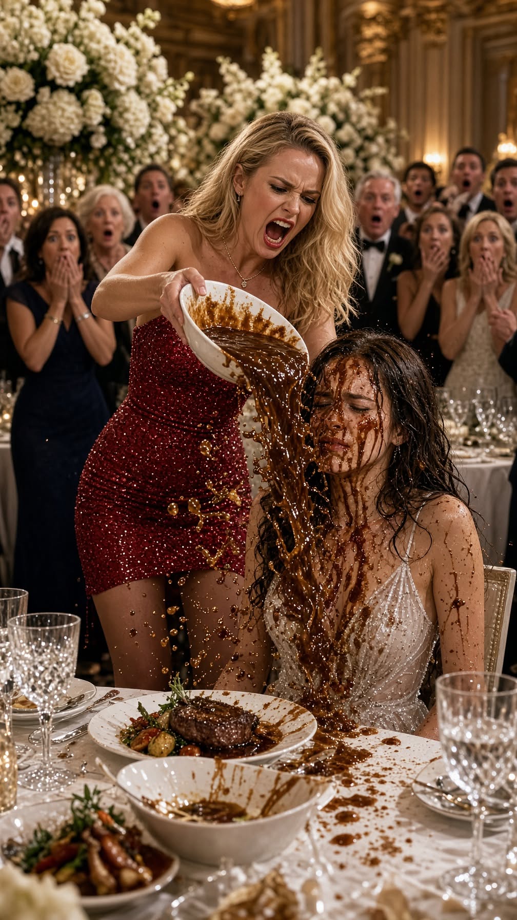 My sister asked to borrow my $8M house for her wedding. I told her, “It's my home, not your free venue.” She exploded. “Then don't expect me to treat you like family!” I just smiled. “Gladly.” Then, in front of everyone at the dinner table, she threw a bowl of sauce in my face. I said nothing. I walked out. Days later... My phone exploded with 66 missed calls.