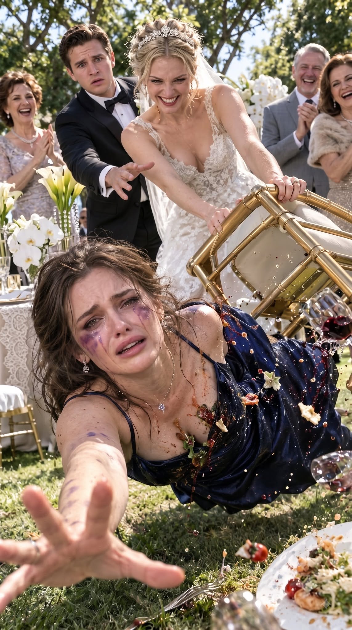 My Sister Publicly Humiliated Me at Her Lavish Wedding by Throwing Me to the Floor—Little Did She Know, the Multimillion-Dollar Mansion They Were Standing In Belonged to Me, and Her Groom Was About to Destroy Her!