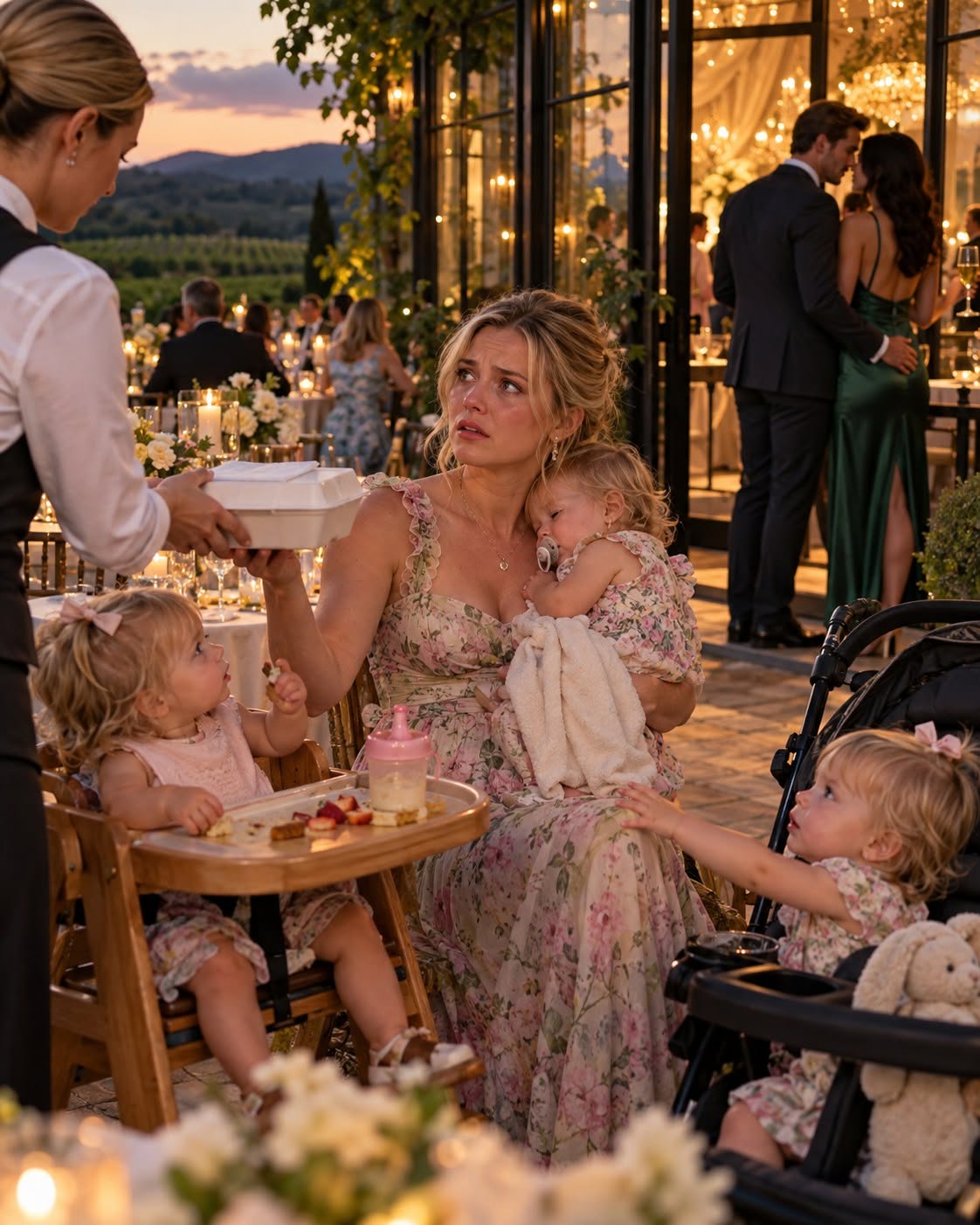 HE LEFT ME ALONE WITH OUR TRIPLETS AT HIS BEST FRIEND’S WEDDING—THEN THE PHOTOGRAPHER SENT ME THE PHOTOS HE NEVER WANTED ME TO SEE