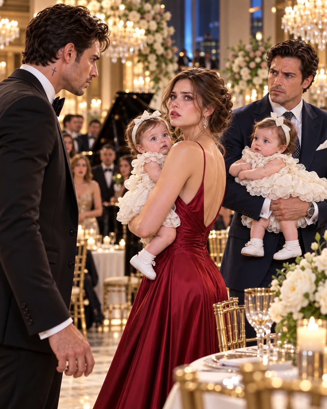 MY HUSBAND GAVE ME 24 HOURS TO DISAPPEAR WHILE I WAS PREGNANT WITH TRIPLETS—ONE YEAR LATER, HE WALKED INTO A MANHATTAN BALLROOM AND LOST EVERYTHING HE THOUGHT HE OWNED