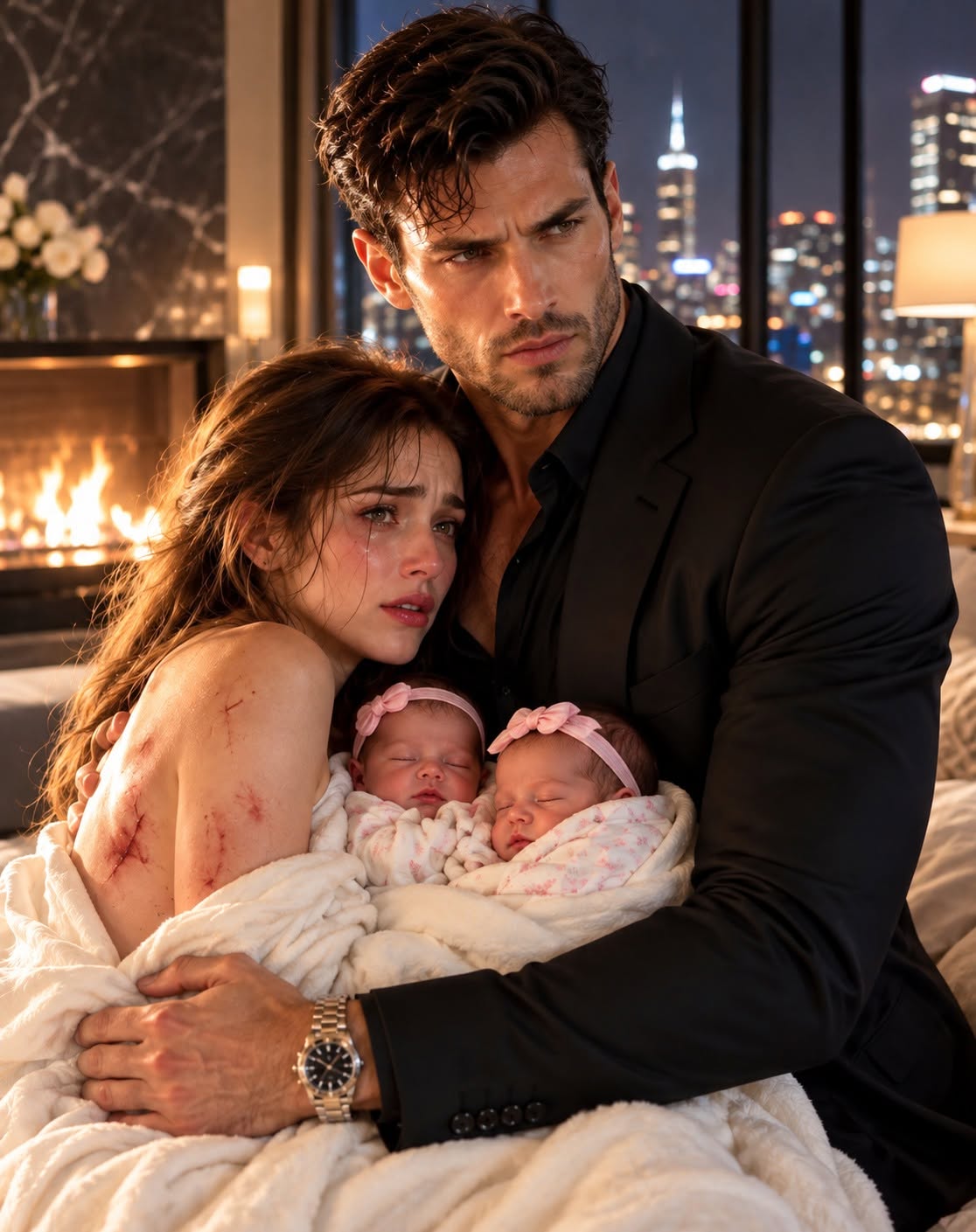 THE MAFIA BOSS FOUND ME BLEEDING BENEATH A NEW YORK OVERPASS WITH MY NEWBORN TWINS—THEN MY HUSBAND DISCOVERED WHO HAD SAVED US