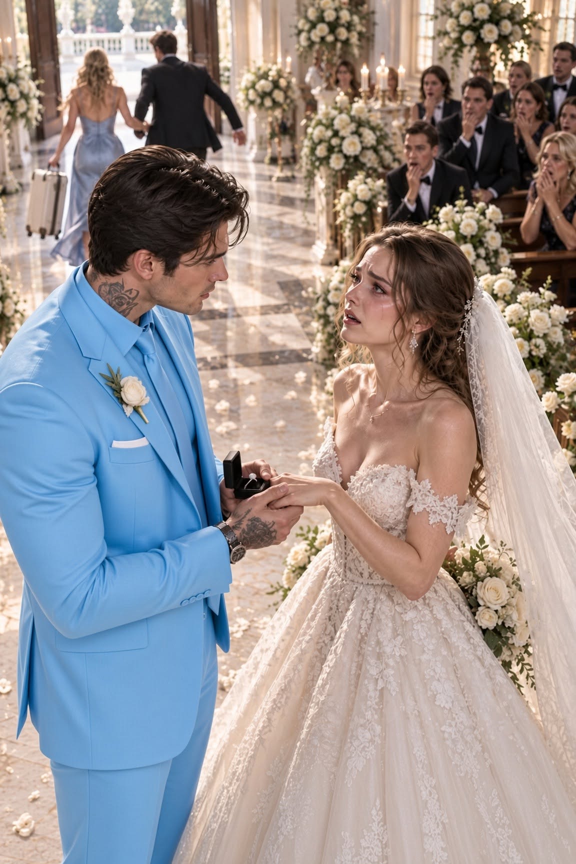 My Fiancé Left Me at the Altar for My Maid of Honor in Front of 412 Guests—Then His Mafia Boss Best Man Put Three Keys on My Finger and Said, “Everything He Threw Away Is Yours Now”