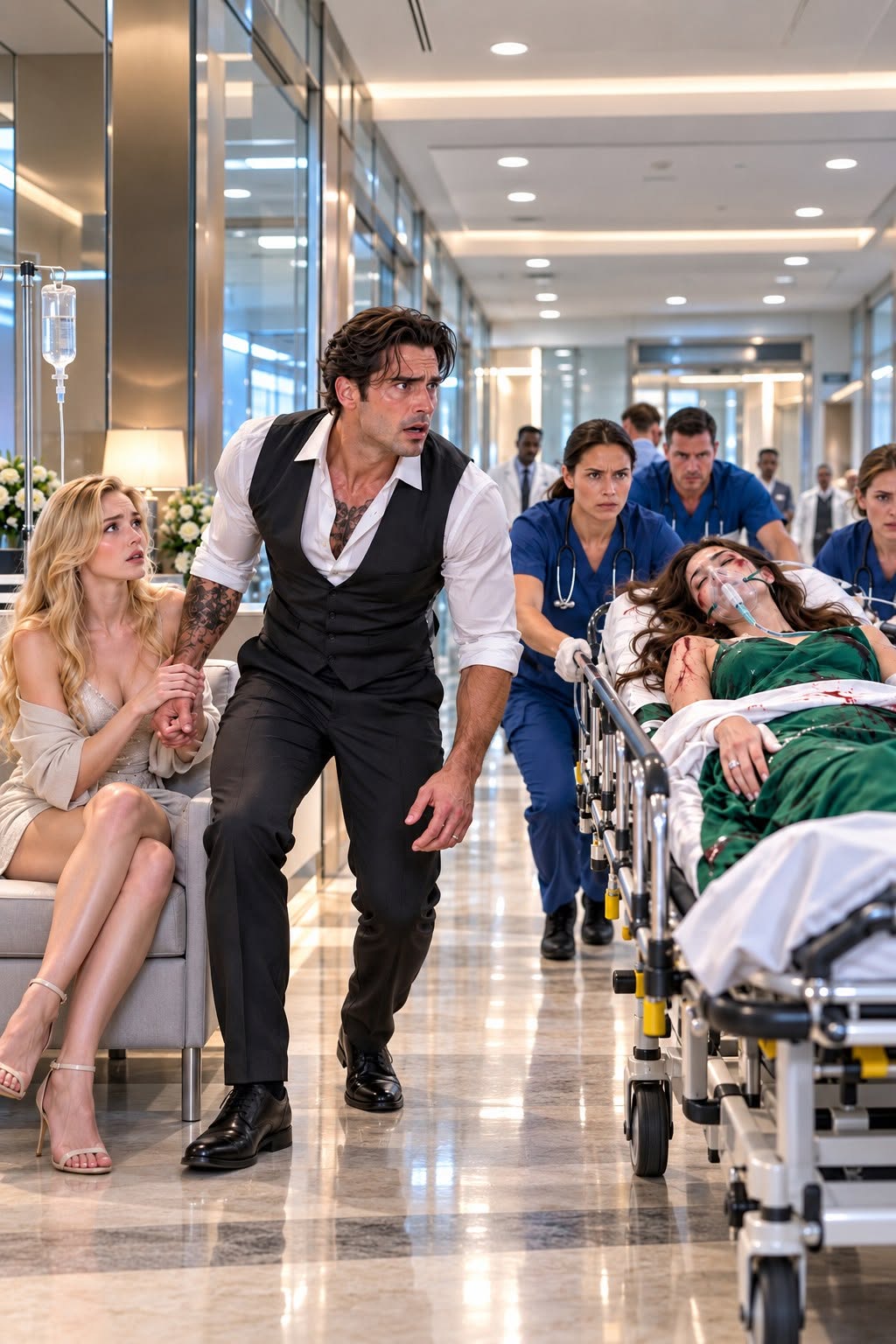 THE MAFIA BOSS WAS HOLDING HIS MISTRESS’S HAND WHEN HIS INJURED WIFE ROLLED PAST IN A WHEELCHAIR—THEN SHE WHISPERED HIS BEST FRIEND’S NAME AND COLLAPSED WITH A BLOOD-STAINED ENVELOPE MEANT ONLY FOR HIM