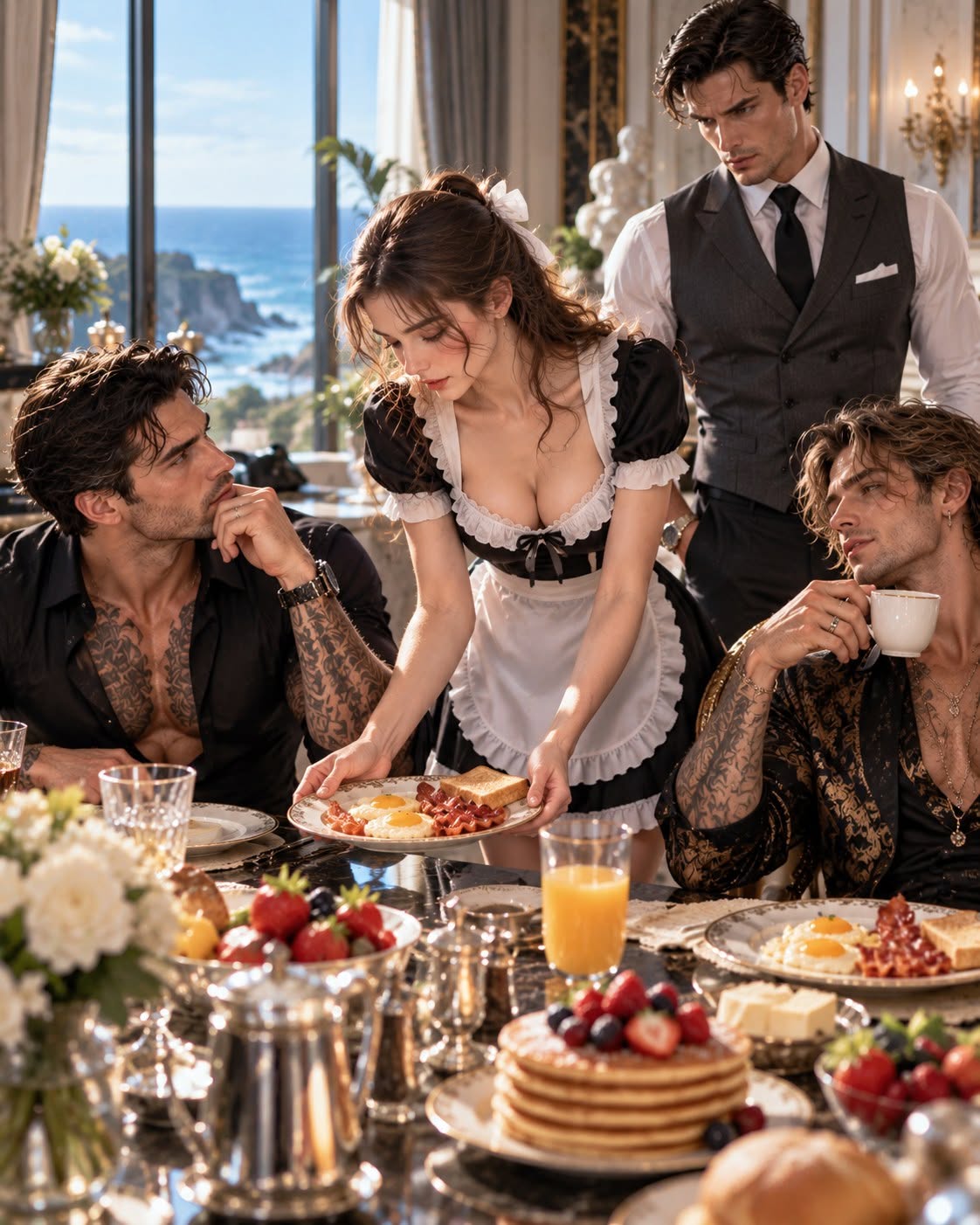 I WAS THE ONLY MAID WHO SURVIVED 48 HOURS WITH THREE RUTHLESS MAFIA BROTHERS—THEN I COOKED MY MOTHER’S BREAKFAST, AND THEY REALIZED I WAS THE GIRL THEIR FAMILY HAD BEEN SEARCHING FOR FOR EIGHTEEN YEARS