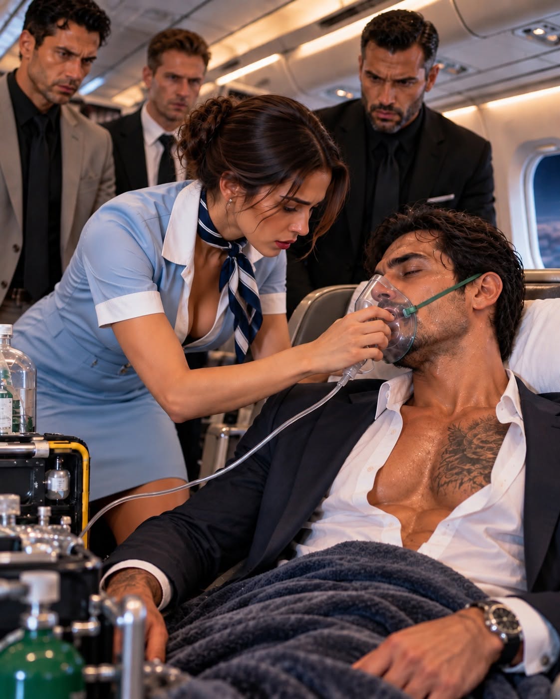 At 37,000 Feet Above the Atlantic, I Was the Only One Who Noticed He Was Dying—Then His Head of Security Told Me My Hotel Had Been Changed Because Someone Might Want Me Dead Too