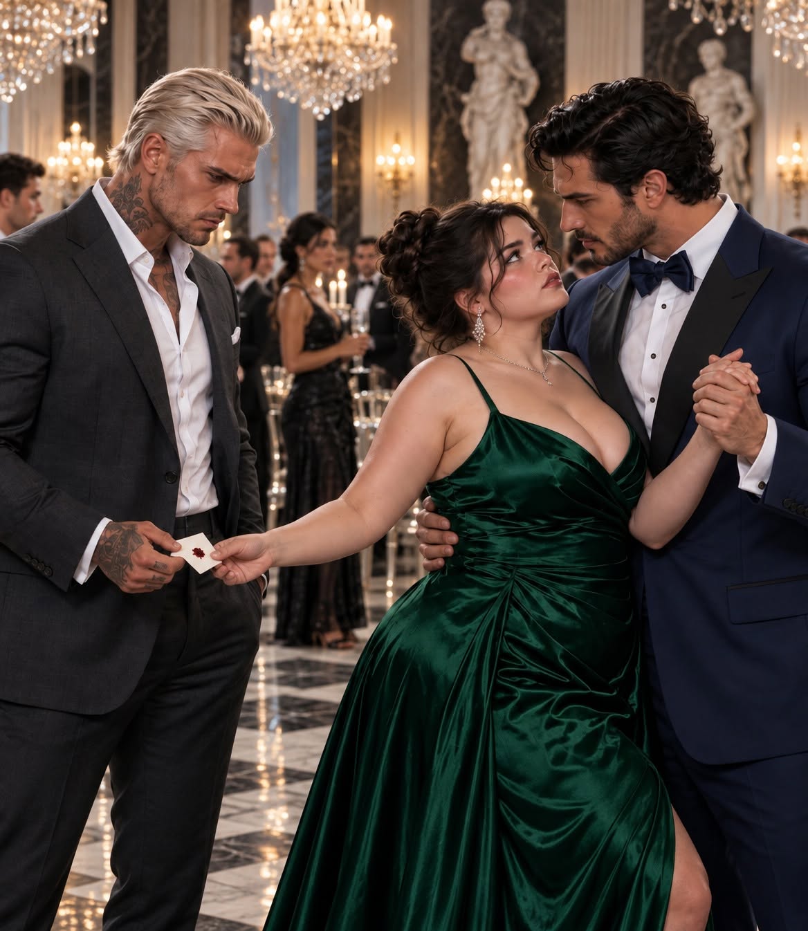 THE MAFIA BOSS WATCHED ANOTHER MAN DANCE WITH THE WOMAN HE SECRETLY LOVED—THEN HE SAW BLOOD ON HER NAPKIN AND REALIZED SHE WAS RISKING HER LIFE TO SAVE HIS