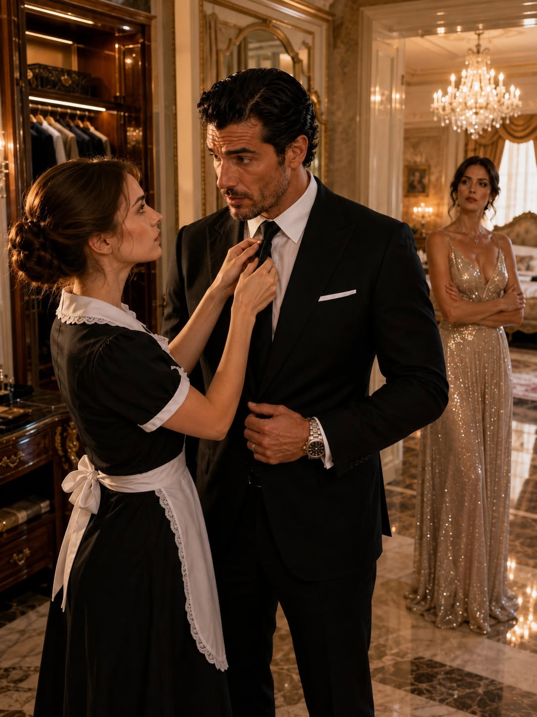 “YOUR FIANCÉE IS ARMED,” THE INVISIBLE MAID WHISPERED—THEN THE MAFIA BOSS CANCELED HIS WEDDING, CLAIMED HER BEFORE FIVE FAMILIES, AND MADE HER THE ONLY WOMAN POWERFUL ENOUGH TO SAVE HIS EMPIRE