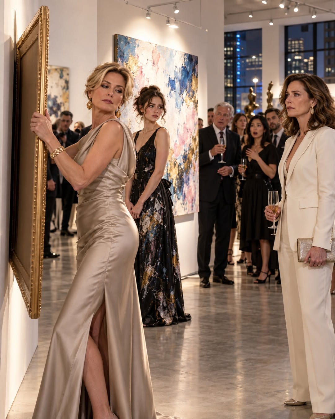 MY GALLERY PARTNER REPLACED MY MASTERPIECE WITH HER DAUGHTER'S CANVAS—BUT WHEN ELEVEN ARTISTS WALKED OUT WITH ME, HER EMPIRE CRUMBLED IN ONE NIGHT!