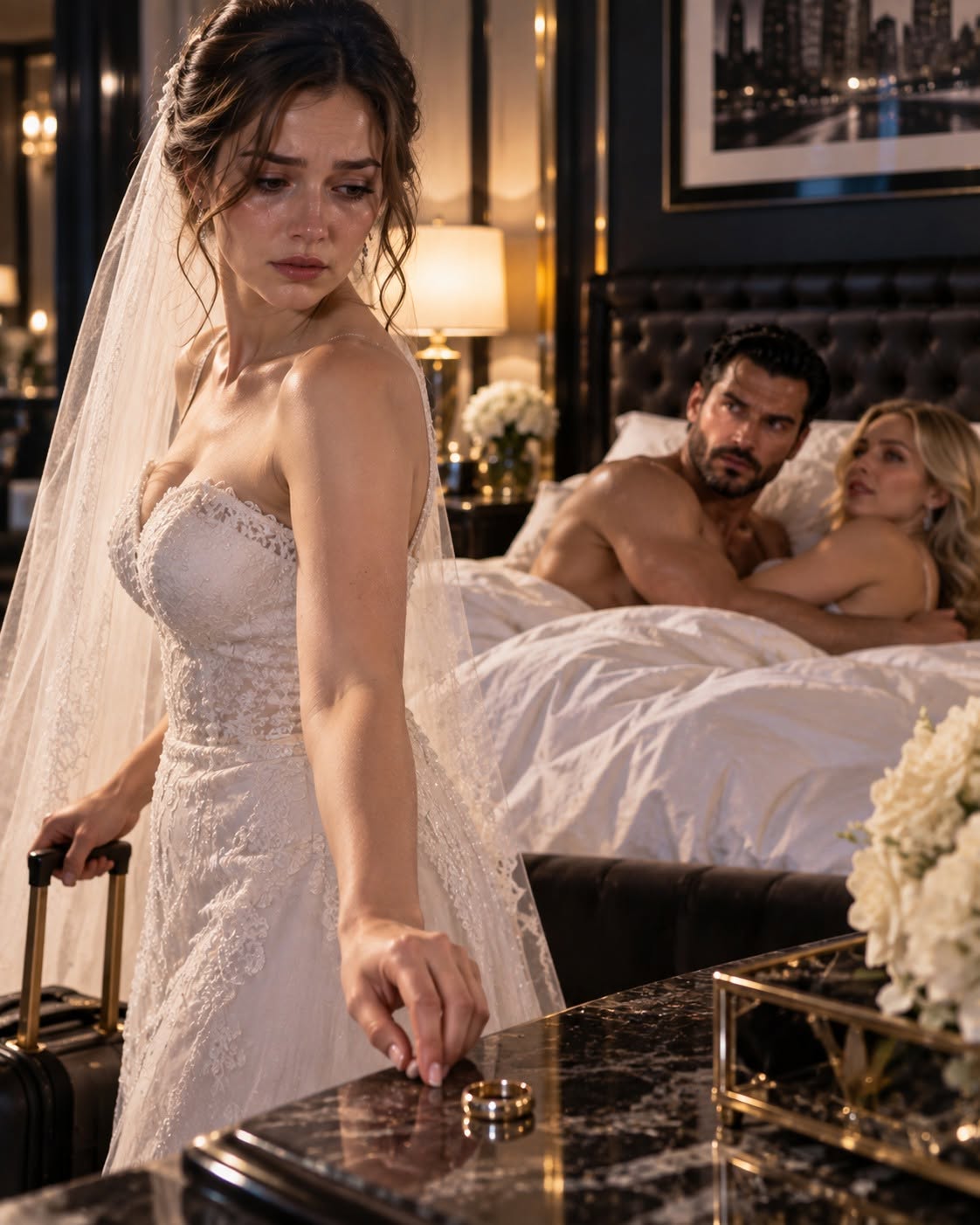 Mafia Boss Spent His Wedding Night With His Mistress—His Bride Left Her Ring Beside the Cold Champagne, Vanished Before Sunrise, and Took the One Secret That Could Destroy His Entire Empire