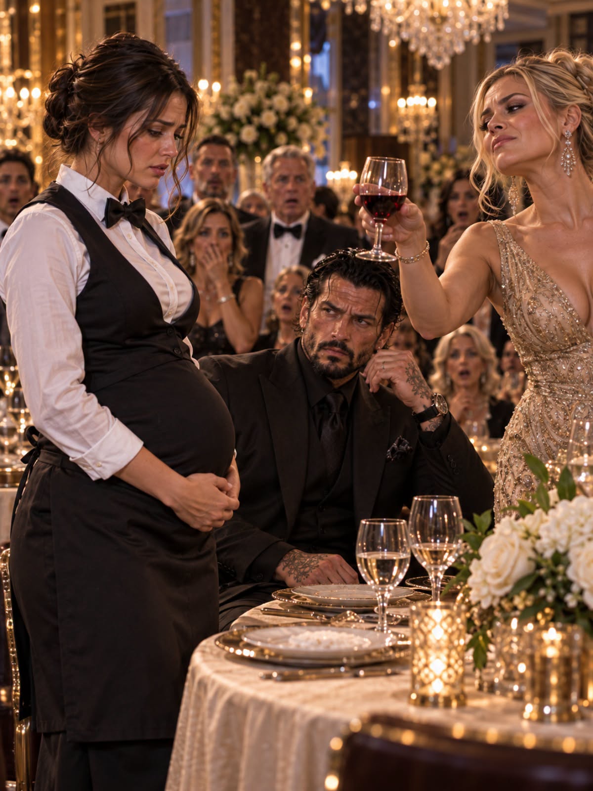SHE INSULTED THE PREGNANT WAITRESS IN ITALIAN, THINKING SHE WAS TOO POOR TO UNDERSTAND—THEN THE WAITRESS ANSWERED IN FOUR LANGUAGES AND EXPOSED THE SECRET THAT COULD DESTROY THE MAFIA BOSS’S EMPIRE