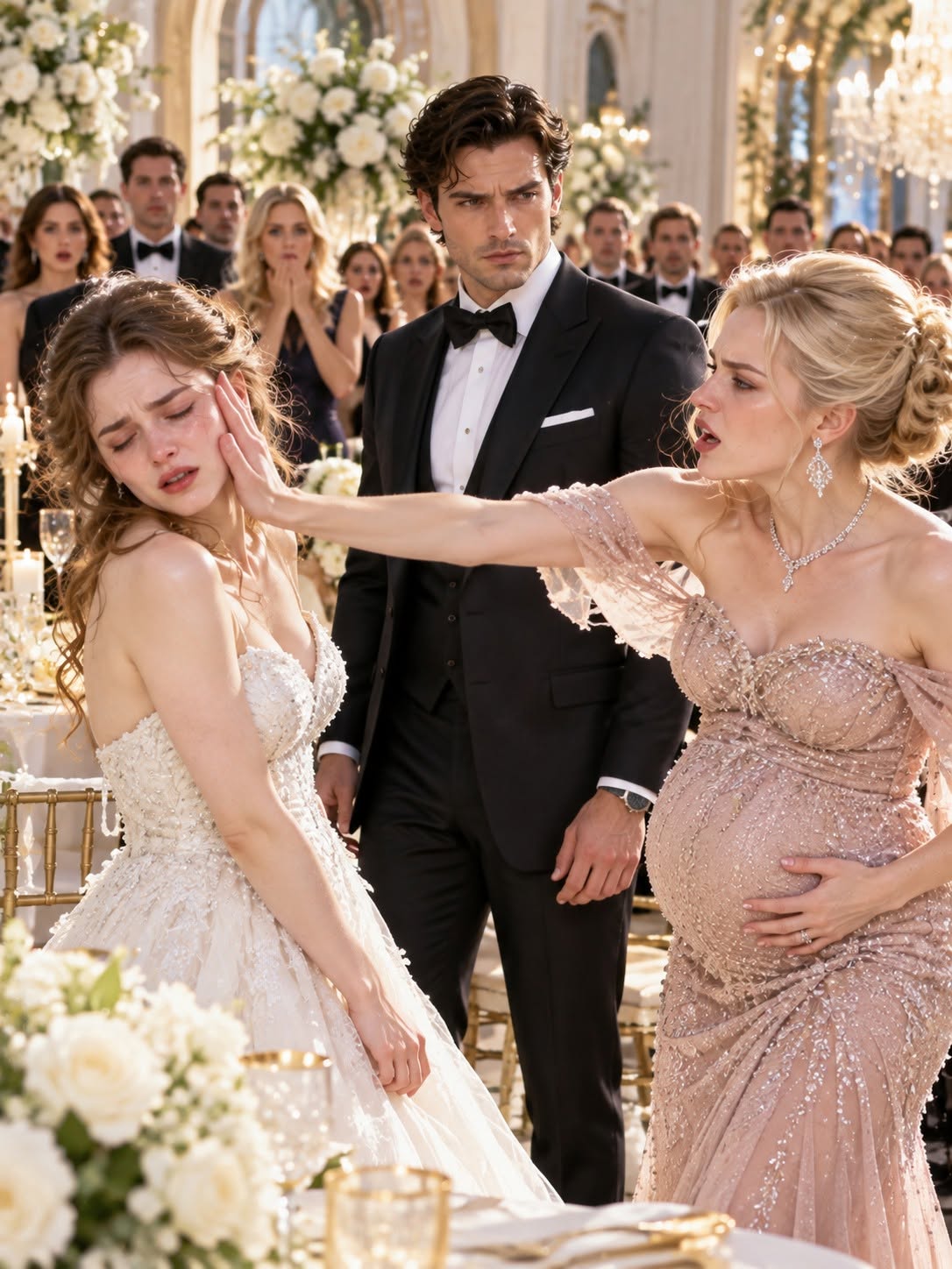 THE SCANDAL OF GREYBRIDGE: HIS PREGNANT MISTRESS SLAPPED HIS WIFE IN FRONT OF 400 ELITE GUESTS, BUT SHE NEVER EXPECTED THE MAFIA BOSS’S SECRET LEGACY WOULD DESTROY THEM ALL!