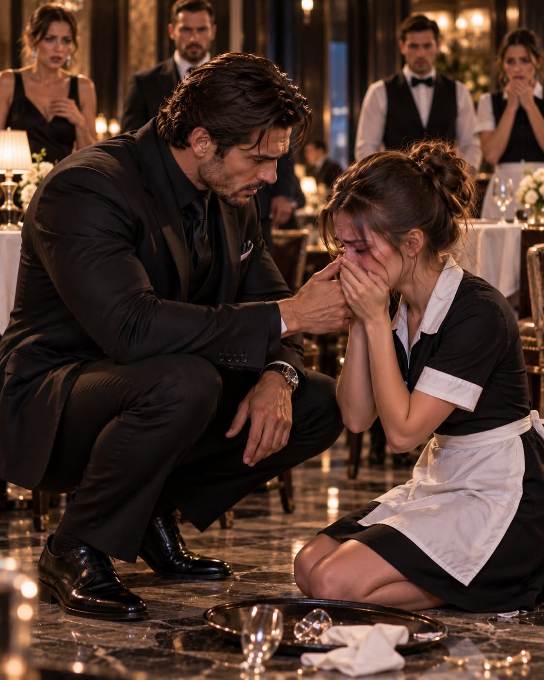 “Who Made You Cry?” the Mafia Boss Asked His Waitress—When She Named a Powerful Senator, He Discovered the Terrifying Secret Behind Her Brother’s Hospital Bills and Risked His Entire Empire to Save Them Both
