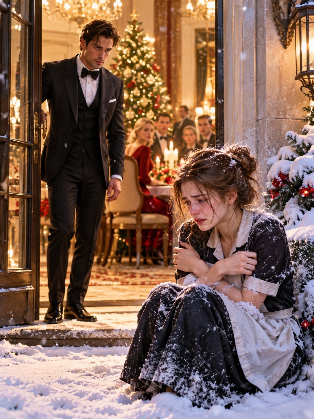 HE LAID WASTE TO AN EMPIRE AND FROZE A RIVAL FAMILY IN THEIR SEATS—WHEN THE RUTHLESS MAFIA BOSS FOUND HIS MAID DYING IN THE SNOW ON CHRISTMAS EVE AND UNCOVERED THE MONSTROUS BETRAYAL BEHIND IT!