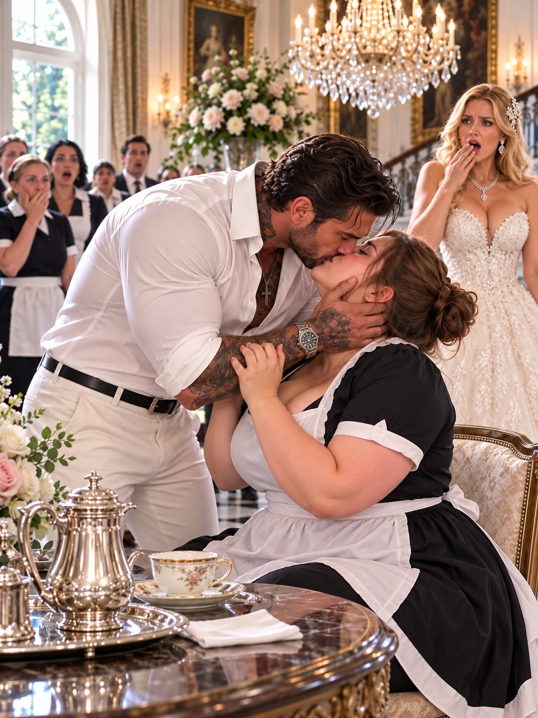 HE VISITED HIS PLUS-SIZE MAID IN HER CRAMPED APARTMENT UNANNOUNCED—BUT WHAT THE MAFIA BOSS FOUND IN HER BEDROOM CANCELED HIS ROYAL WEDDING AND DESTROYED HIS FIANCÉE FOREVER!