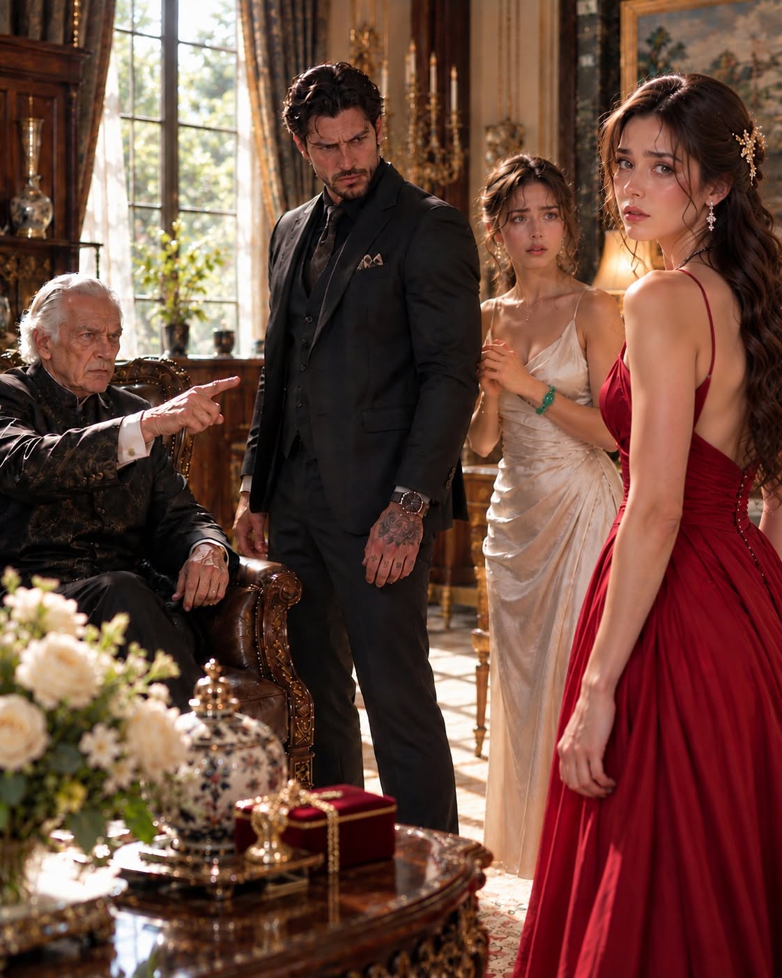 MY MAFIA HUSBAND TOOK HIS CHILDHOOD SWEETHEART TO EVERY PARTY—BUT WHEN SHE STOLE MY DYING GRANDMOTHER’S BRACELET, ONE SECRET TURNED HIS ENTIRE EMPIRE AGAINST HIM