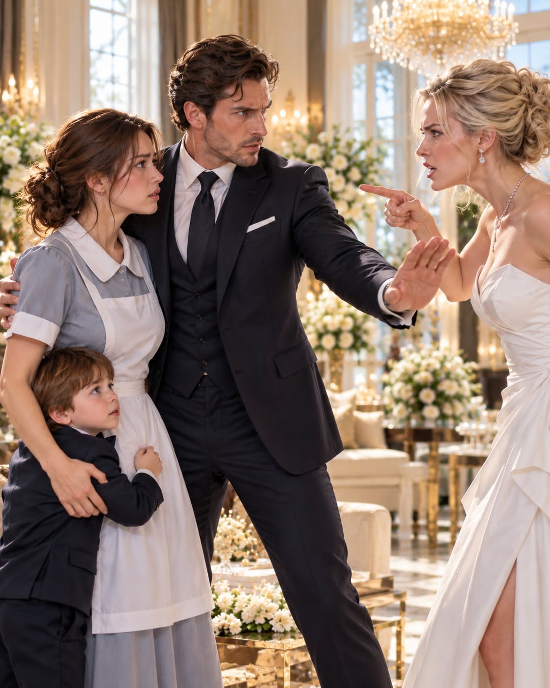 HIS FIANCÉE SLAPPED THE NANNY HIS LITTLE BOY CALLED MOMMY—BUT WHEN THE MILLIONAIRE FATHER WALKED IN, ONE TERRIFYING SECRET ENDED THE WEDDING BEFORE IT BEGAN
