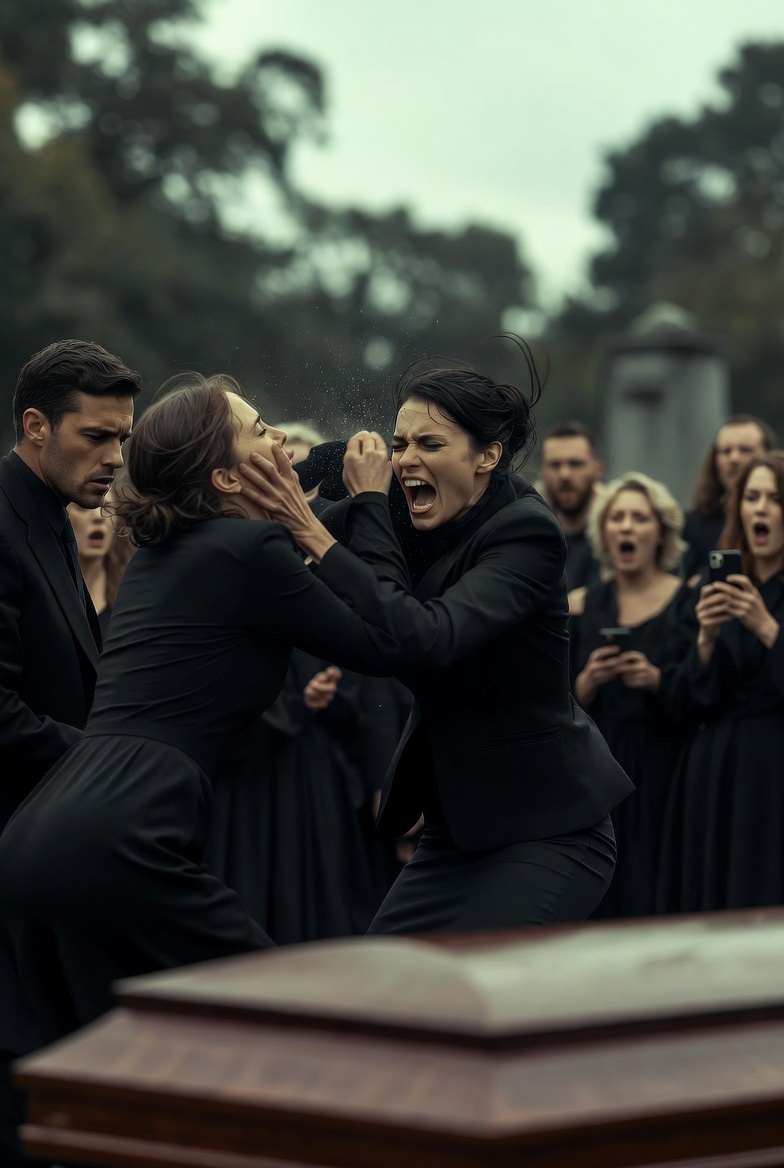 The Widow Slapped the Poor Woman at the Funeral… Then One Buried Ring Turned the Coffin Into a Crime Scene