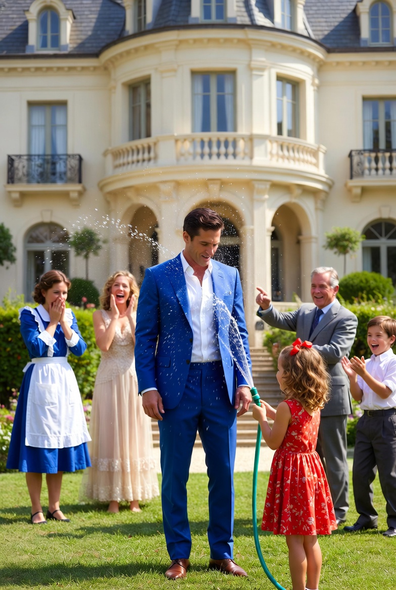 The Millionaire Threatened to Send His Children Away After a Garden Prank… Then He Ended Up Crying in the Mud Begging for Forgiveness