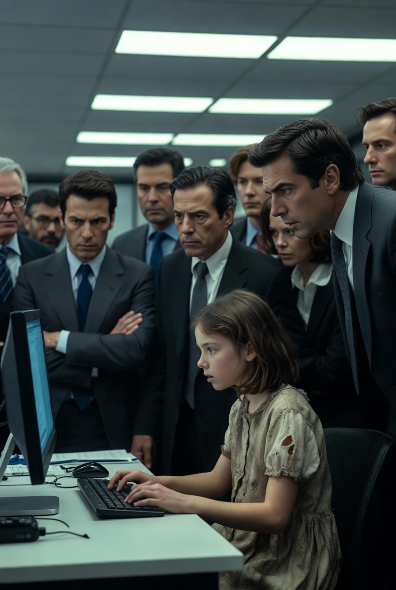 No One Noticed Her—Just the Janitor’s Daughter… Until She Saved a $500 Million Company With a Simple USB Drive