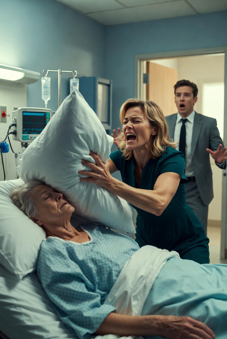 🔥 THE BILLIONAIRE WALKED BACK INTO THE HOSPITAL EARLY… AND CAUGHT HIS FIANCÉE TRYING TO KILL HIS MOTHER