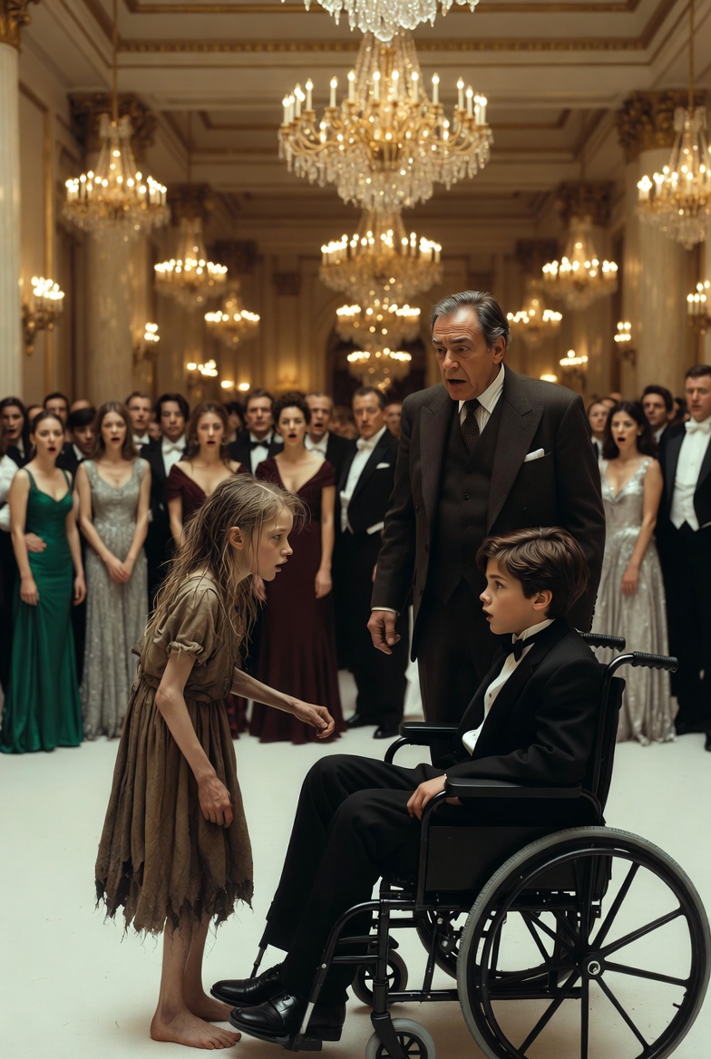 “Dance With My Son”… The Barefoot Girl’s Request Changed a Powerful Family Forever
