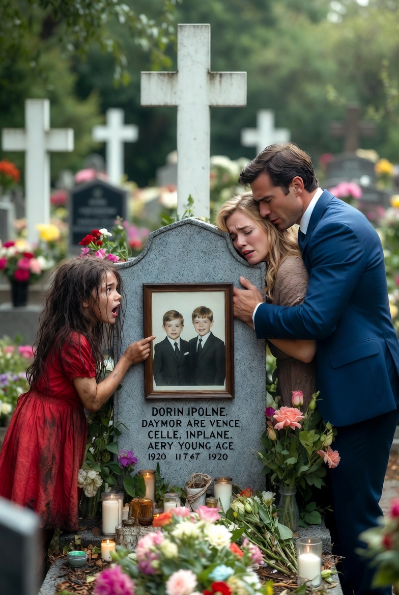 “SIR, YOUR TWINS ARE NOT IN THAT GRAVE. THEY LIVE WITH ME AT THE ORPHANAGE.” THE STREET GIRL’S WORDS EXPOSED THE MOST TERRIFYING FAMILY BETRAYAL OF ALL