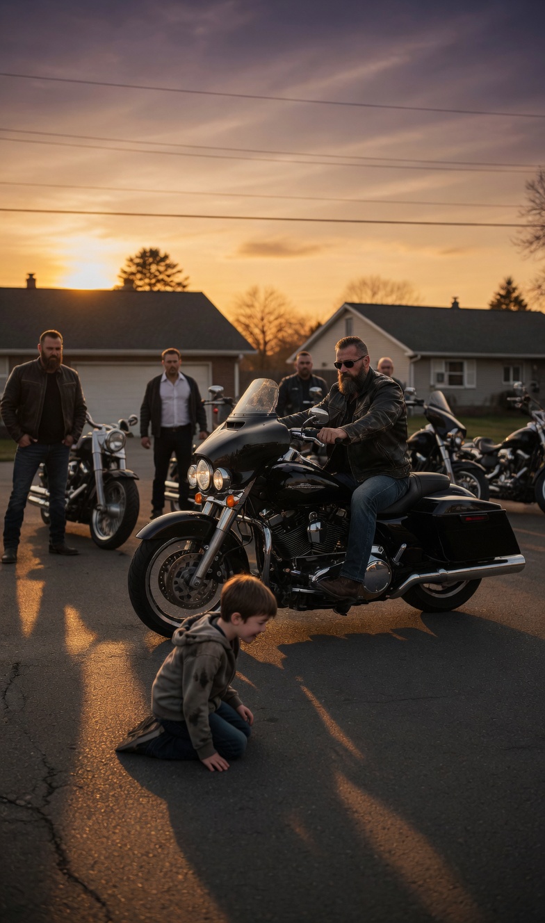 The Biker Thought He Was Answering a Child’s Plea for Help… But What He Found Inside the House Exposed a Nightmare No One Was Ready For