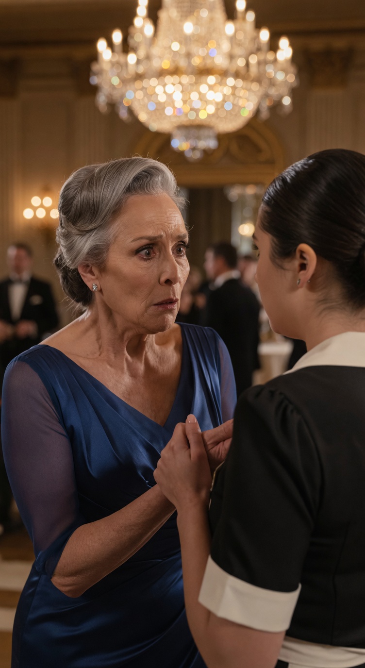 The Heiress Thought She Was Serving Wine at a Gala… Until One Necklace Exposed the Fire That Stole Her Life