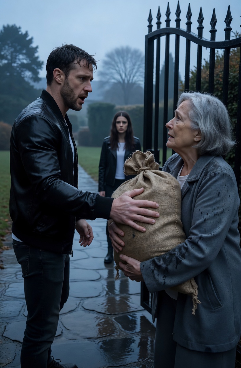 He Pushed a Sack of Rice Into His Mother’s Arms and Sent Her Away… But What She Found Inside Broke Her Heart