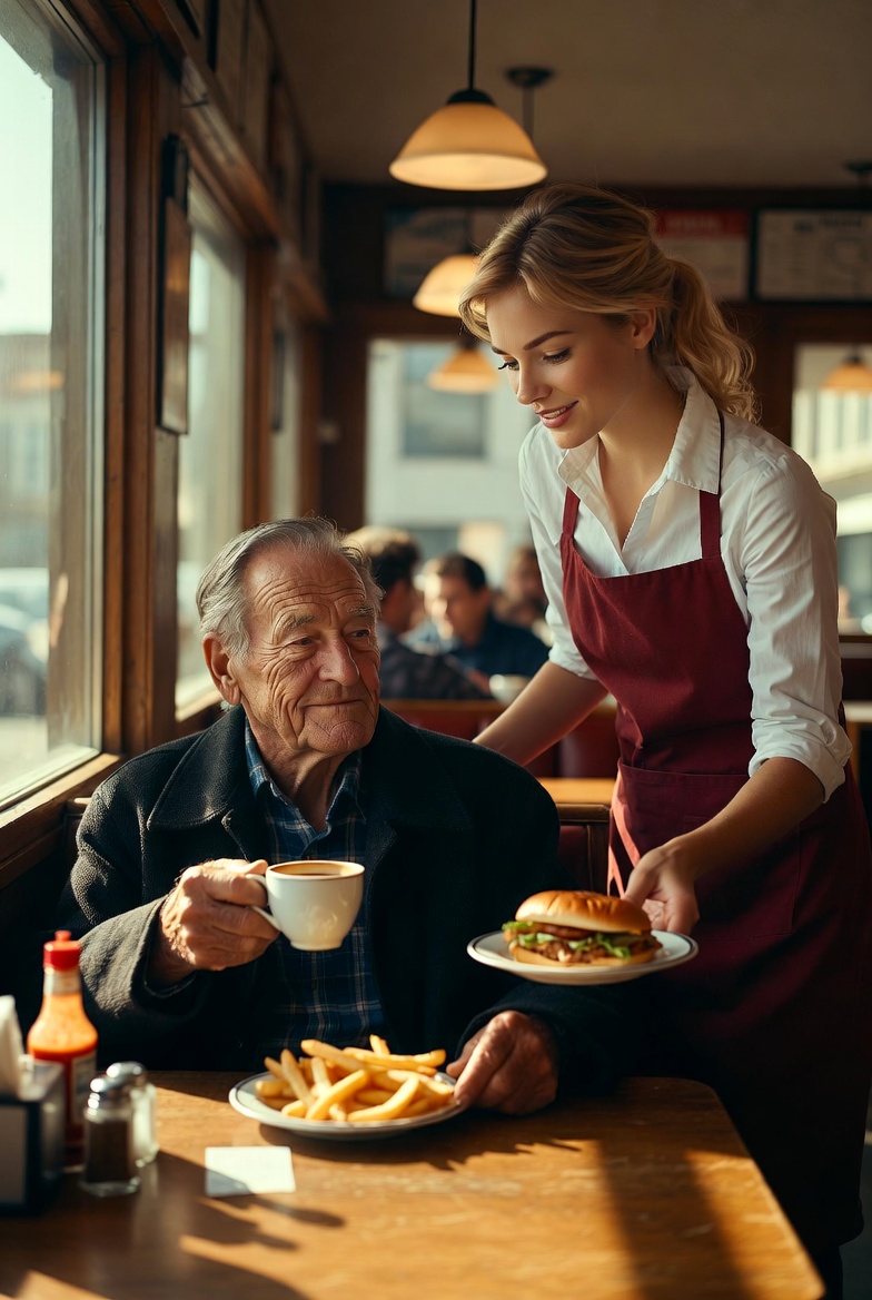 🔥 THE OLD MAN WHO COULD ONLY AFFORD COFFEE… WAS SECRETLY A BILLIONAIRE
