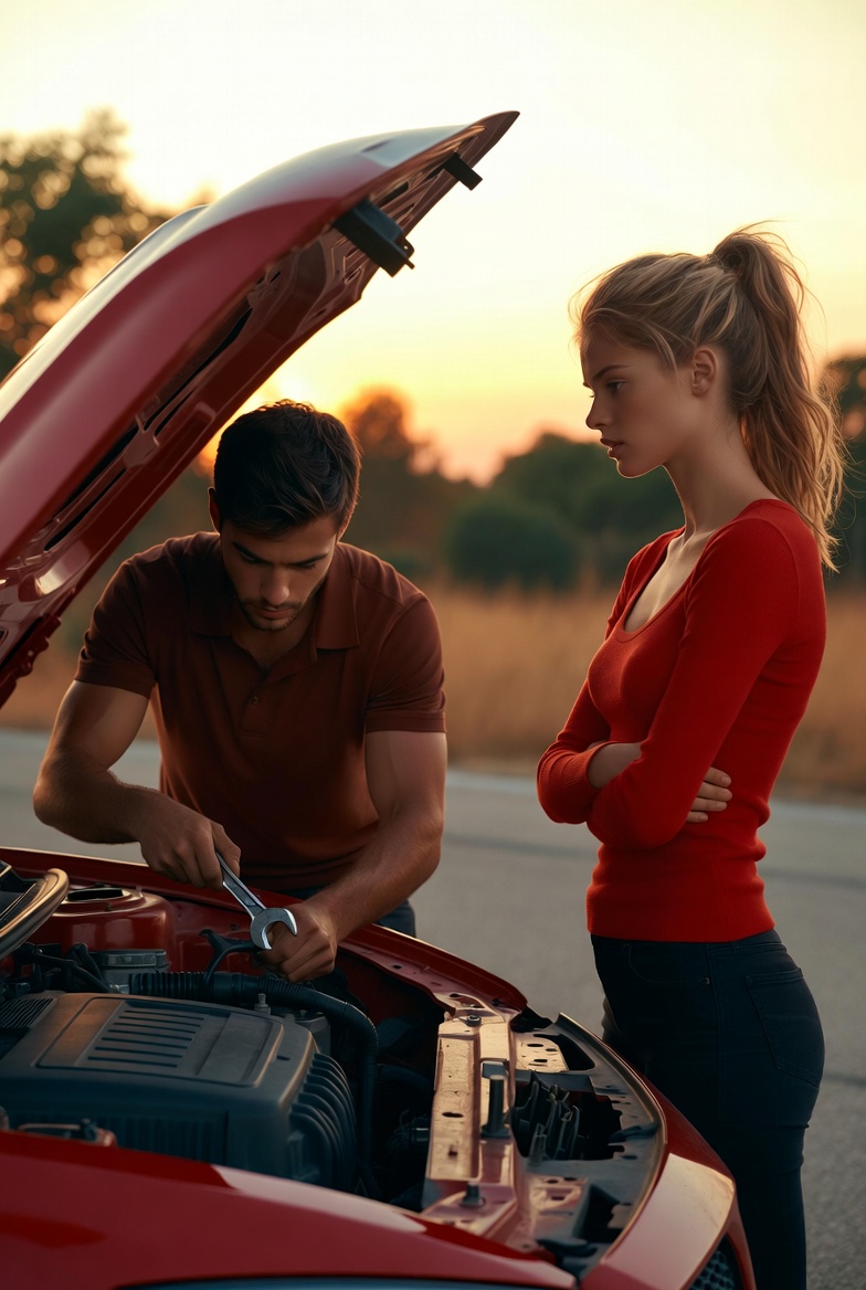 💔🚗 “Her Luxury Car Broke Down… and the Man Who Saved Her Turned Out to Be the Love She Lost 15 Years Ago”