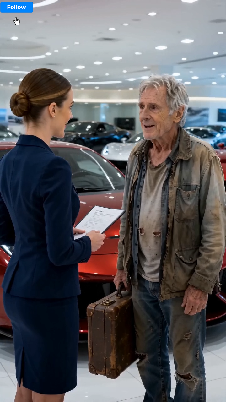 They Laughed at a Beggar Inside a Luxury Car Dealership… Until His Final Words Changed Everyone’s Face