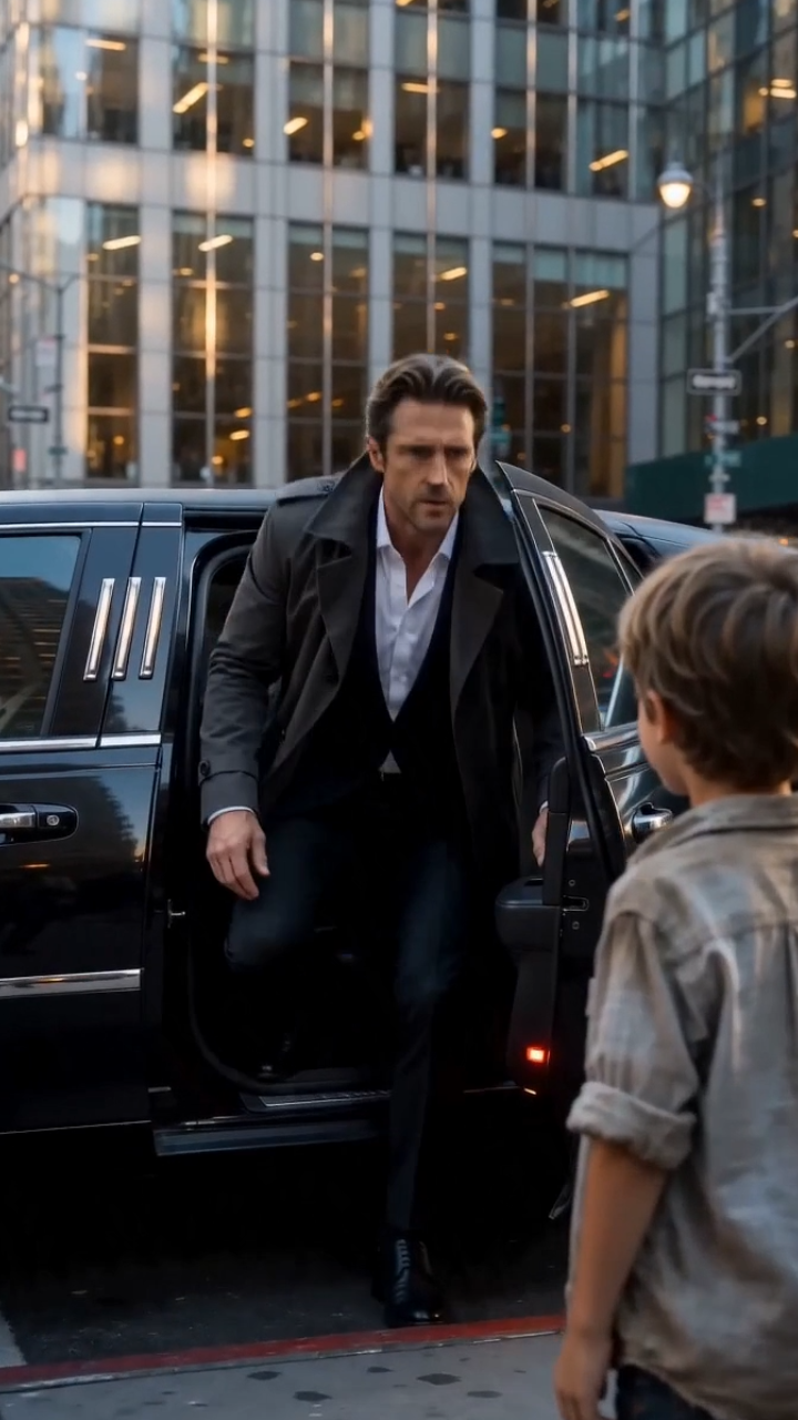 A Billionaire Stopped to Question a Poor Singing Boy… Then a Necklace Revealed the Son He Was Told Had Died