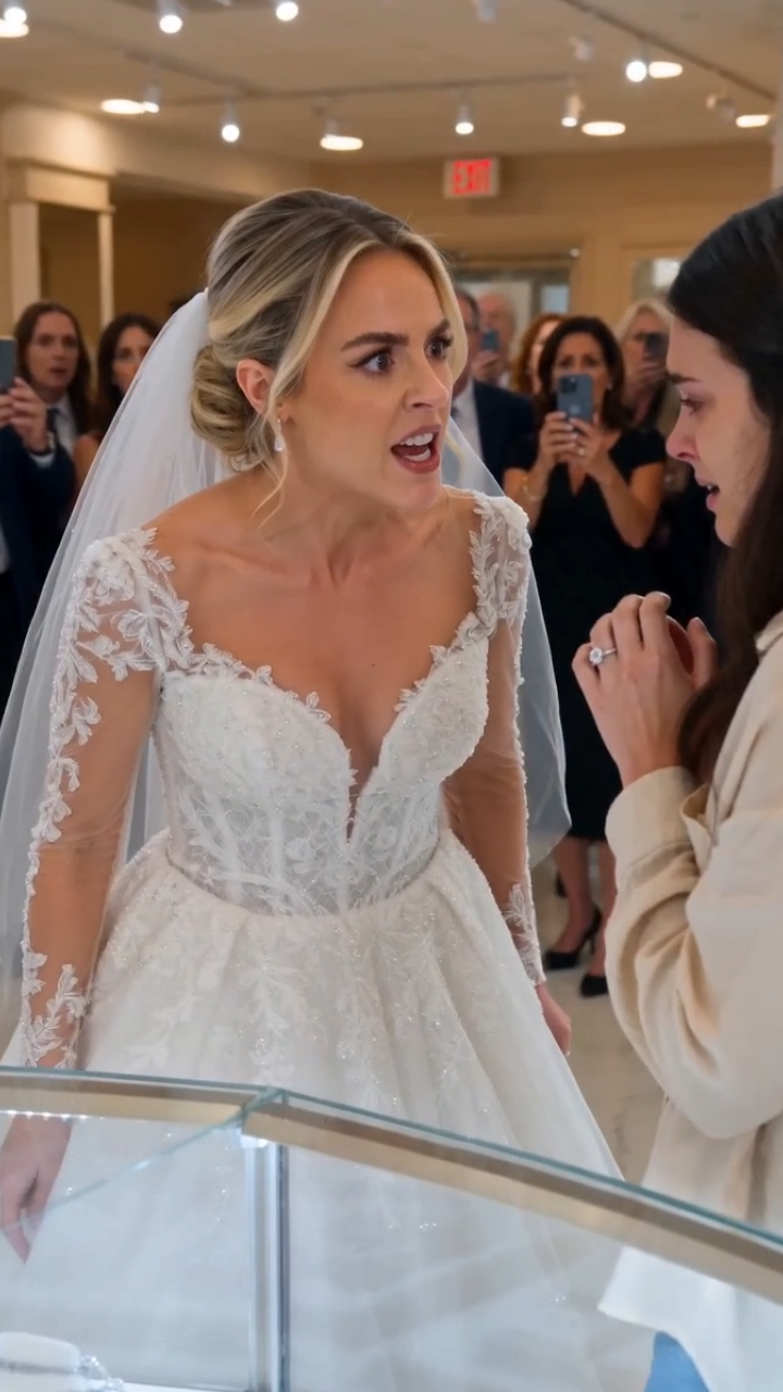 A Rich Bride Slapped a Poor Woman in a Jewelry Store… Then the Jeweler Revealed She Was Already Married to the Groom