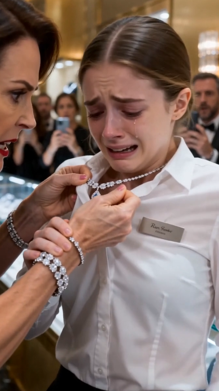 She Slapped the Young Sales Assistant in Front of the Entire Jewelry Boutique… Then One Sentence Revealed They Were Sisters